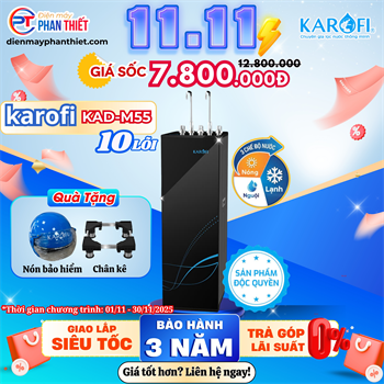 Máy lọc nước nóng lạnh Karofi KAD-M55